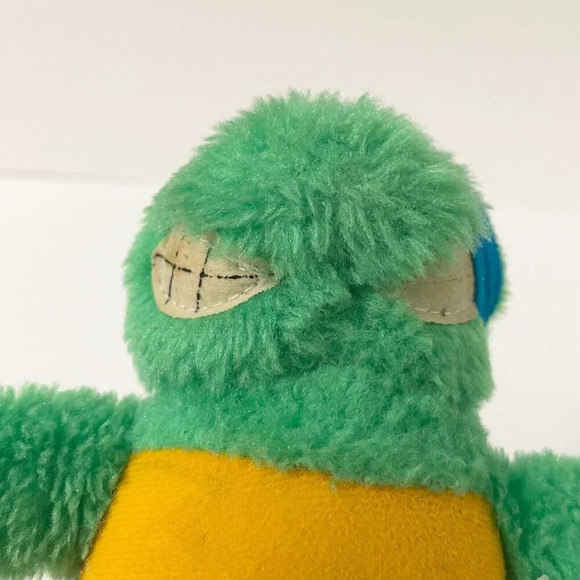 Vintage 1989 Leonardo  TMNT Leo Plush Doll ACE Novelty 9 Inch Mirage Flaws - Picture 6 of 16